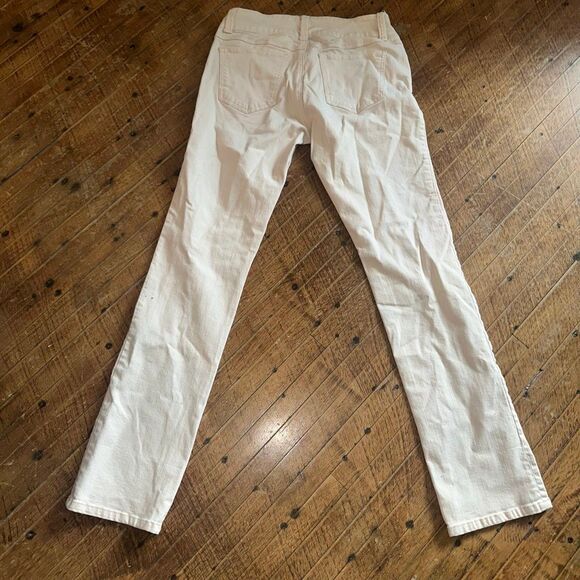 CAbi Lou Lou pale pink/cresm size 6 straight leg normcore jeans - Picture 4 of 4